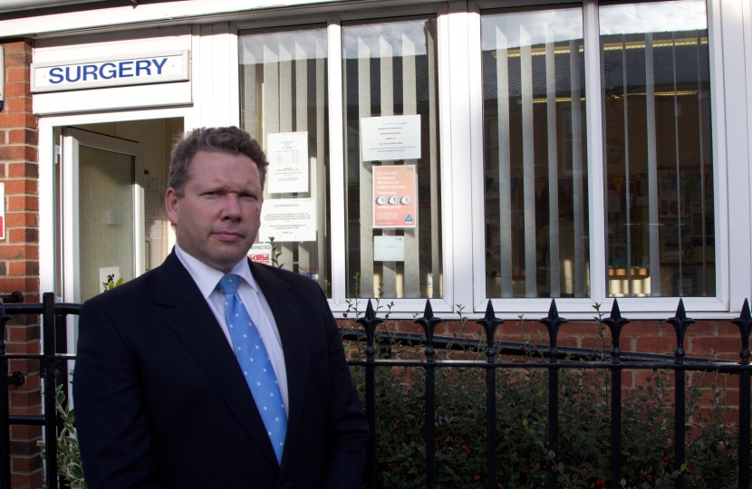 Karl Outside Burton Road Surgery