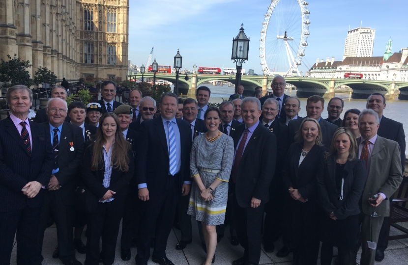 Lincolnshire MP’s welcome Lincolnshire Standard Bearers to Parliament