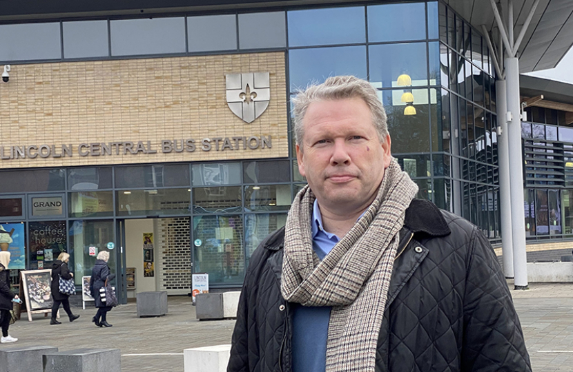 Karl at Lincoln Bus Station