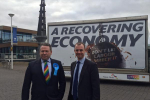 Karl McCartney and Matt Warman - Conservative candidate for Boston and Skegness