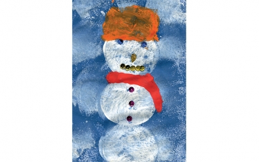 Karl’s 2016 Christmas Card, the front cover of which was designed by Lydia Cobham, a Year 3 pupil at St Hugh’s RC Academy.