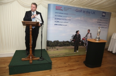 Karl addresses The All-Party Parliamentary Golf Group