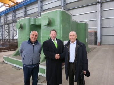 Karl met Sig Francesco Biasion & Sig Giuseppe Saretta in March 2014