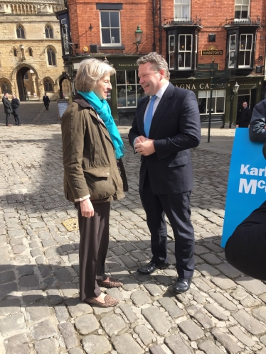 Karl with Rt. Hon Theresa May